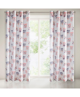 Eurofirany ZAS / MERRY / B + Pink 140X250 TRANS