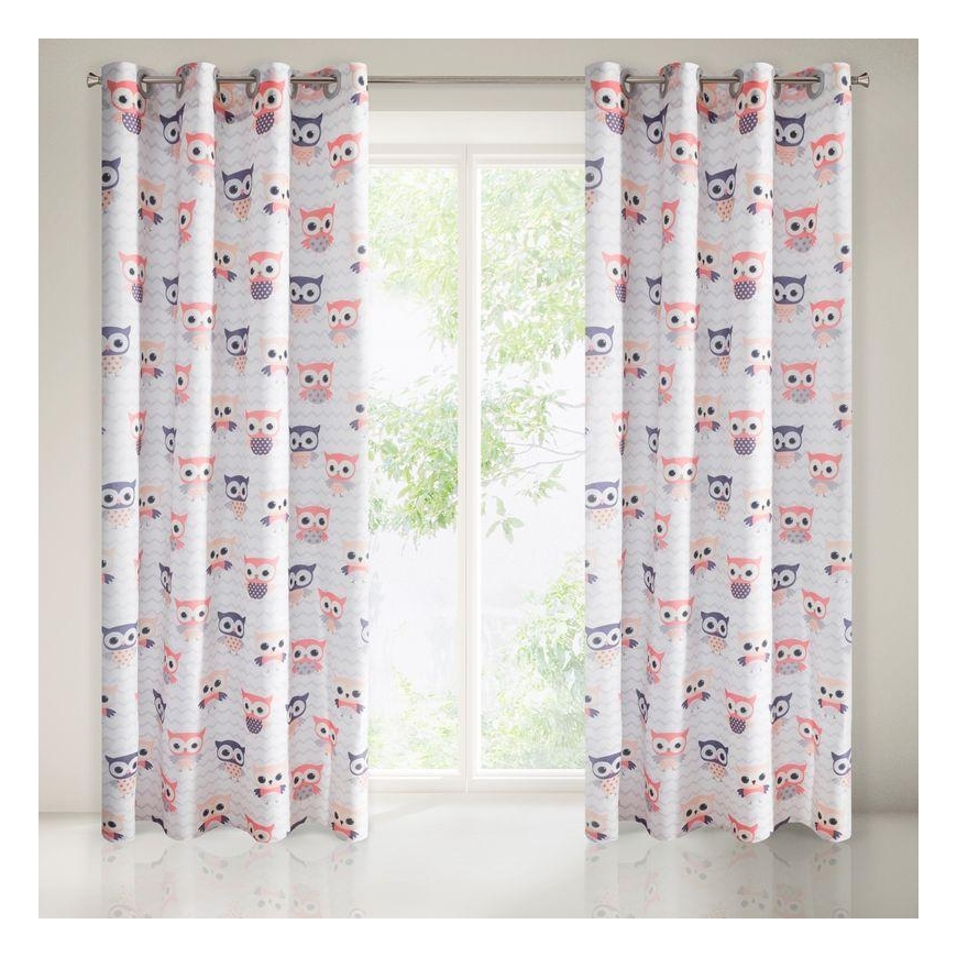 Eurofirany ZAS / MERRY / B + Pink 140X250 TRANS