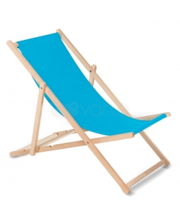 Classic beech chaise longue GreenBlue GB183 blue