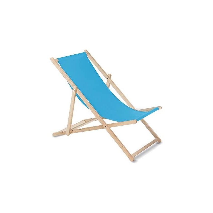 Klasikinis buko šezlongas GreenBlue GB183 mėlynas – 2