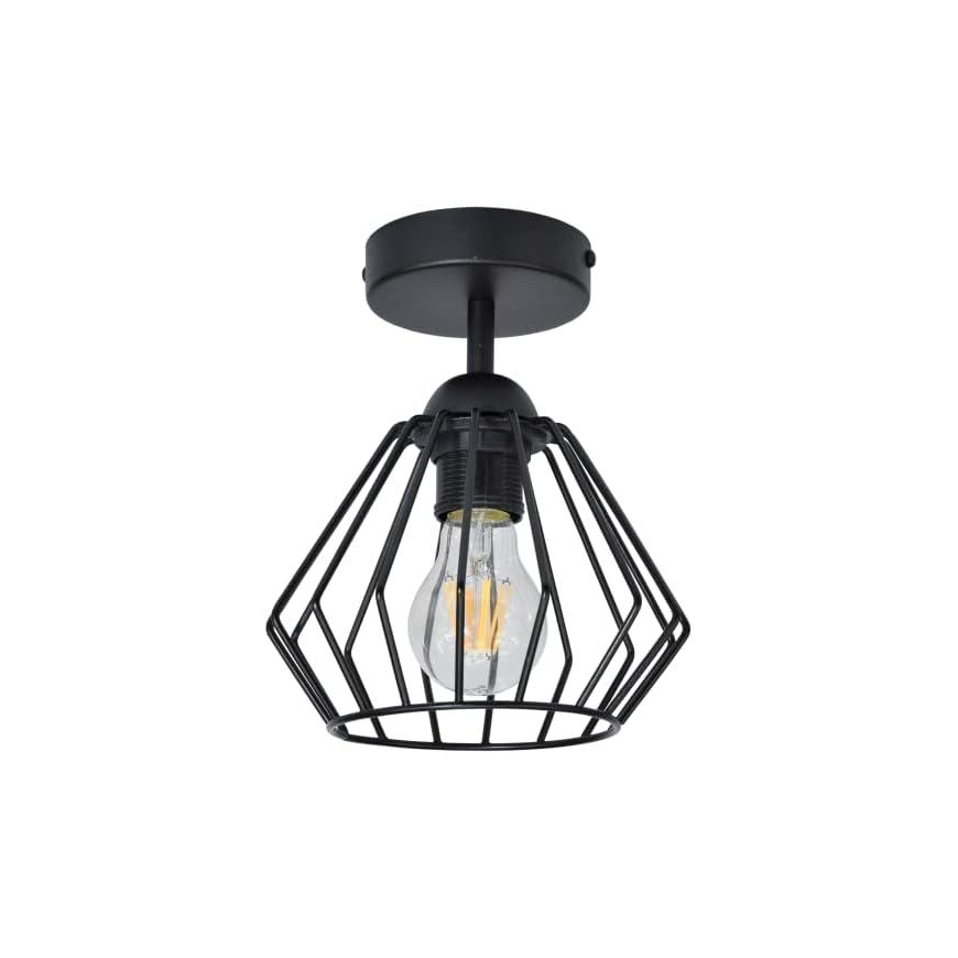 Hanging lamp Orno WAYA wall lamp, power max. 1x60W, E27, black, short – 2