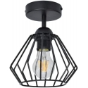 Hanging lamp Orno WAYA wall lamp, power max. 1x60W, E27, black, short Hanging lamp Orno WAYA wall lamp, power max. 1x60W, E27, black, short