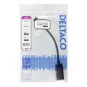 Deltaco DP-HDMI45 video kabeļu aksesuārs 0,2 m Mini DisplayPort HDMI Type A (Standard) Melns
