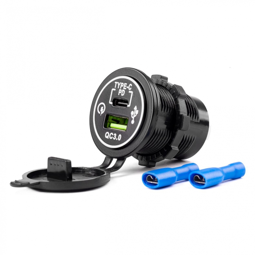Amio Waterproof charger with USB sockets