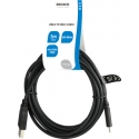 Deltaco USBC-1007-LSZH USB kabelis 3 m USB 2.0 USB A Melns Deltaco USBC-1007-LSZH USB kabelis 3 m USB 2.0 USB A Melns