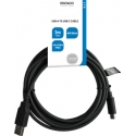 Deltaco USBC-1007-LSZH USB cable 3 m USB 2.0 USB A Black Deltaco USBC-1007-LSZH USB cable 3 m USB 2.0 USB A Black