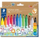 Flomasteriai STAEDTLER Noris Jumbo, 12 vnt. Flomasteriai STAEDTLER Noris Jumbo, 12 vnt.