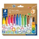 Felt-tip pens STAEDTLER Noris Jumbo, 12 pcs. Felt-tip pens STAEDTLER Noris Jumbo, 12 pcs.
