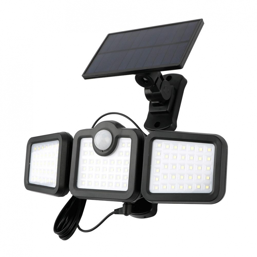 SUNARI solar lamp LED FLS-04 108*SMD PIR 10W 800lm 6000K 2400mAh Li-Ion Forever Light – 2