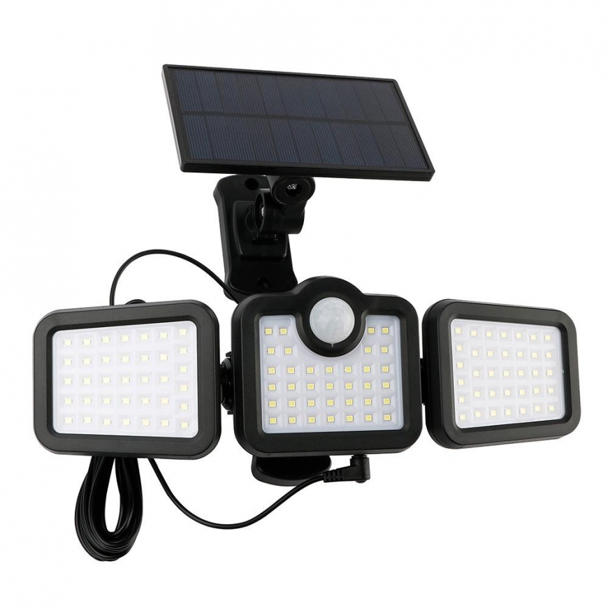 SUNARI solar lamp LED FLS-04 108*SMD PIR 10W 800lm 6000K 2400mAh Li-Ion Forever Light – 4
