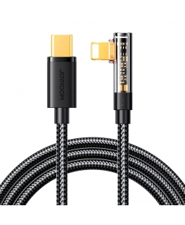 USB-C cable for Lightning Joyroom S-CL020A6 1.2m, 20W, angled (black)