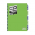 Notebook PATIO JUMPER NEON, boxes, with spiral, A4, 200 pages, blue sp. Notebook PATIO JUMPER NEON, boxes, with spiral, A4, 200 pages, blue sp.