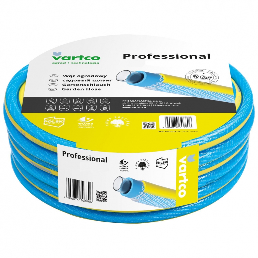 Agaplast Garden hose Vartco Professional 3/4" 20m