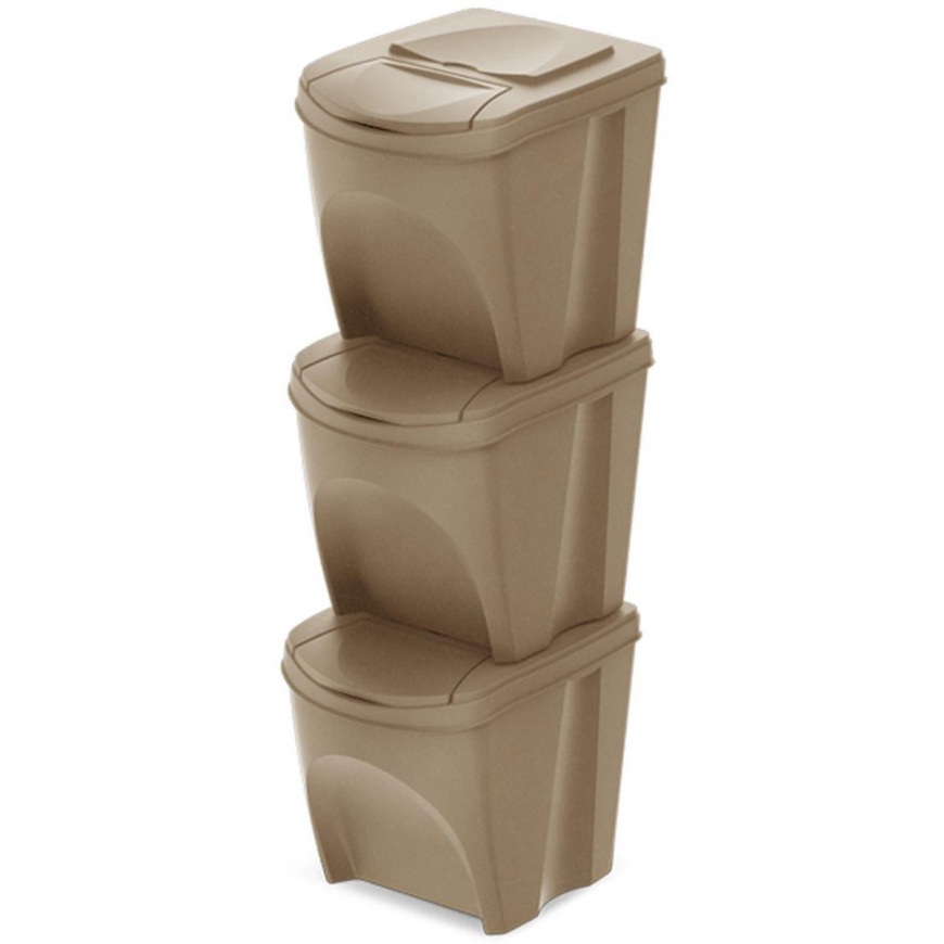 Prosperplast WASTE BAGS 25 l SORTIBOX SET3 PCS. ECOWOOD – 2