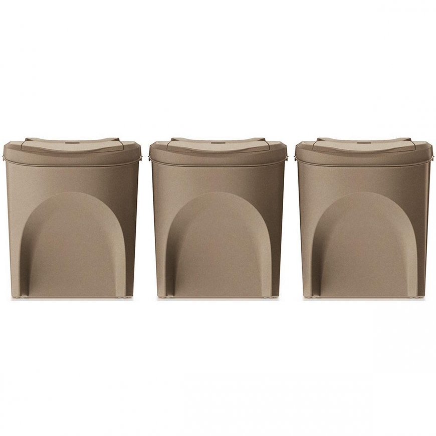 Prosperplast WASTE BAGS 25 l SORTIBOX SET3 PCS. ECOWOOD – 4