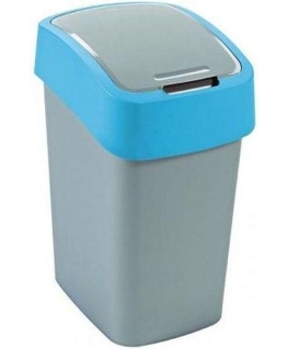 Trash can Curver Pacific Flip do segregacji uchylny 10L blue (CUR000228)