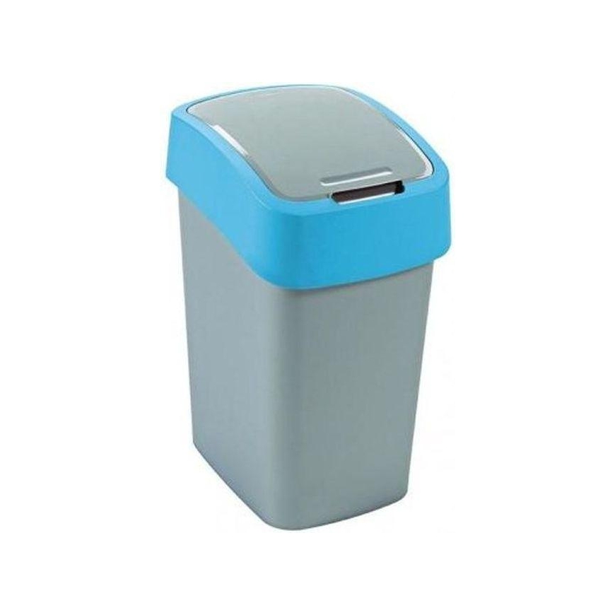 Trash can Curver Pacific Flip do segregacji uchylny 10L blue (CUR000228)