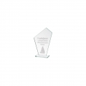 Tryumf Engraved glass trophy