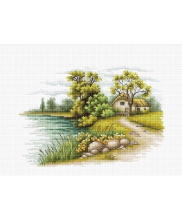 luca S Landscape with lake SB2283