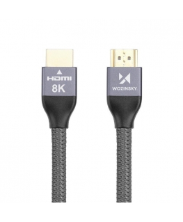 Wozinsky cable HDMI 2.1 8K 60 Hz 48 Gbps / 4K 120 Hz / 2K 144 Hz 2 m silver (WHDMI-20)