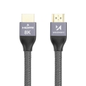 Wozinsky kabelis HDMI 2.1 8K 60 Hz 48 Gbps / 4K 120 Hz / 2K 144 Hz 2 m sidabrinis (WHDMI-20)