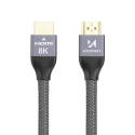 Wozinsky kabelis HDMI 2.1 8K 60 Hz 48 Gbps / 4K 120 Hz / 2K 144 Hz 2 m sidabrinis (WHDMI-20)