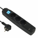 Electraline 62164 Удлинитель 3P USB + USB-C Max.17W 1.5m Electraline 62164 Удлинитель 3P USB + USB-C Max.17W 1.5m