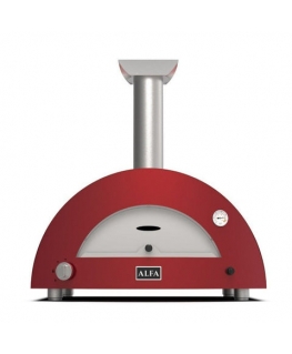 Alfa Forni Moderno 2 Pizze Wood red