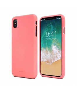 Mercury Soft feeling TPU Супер тонкий чехол-крышка с матовой поверхностью для Samsung Galaxy S20+ (G985) Розовый