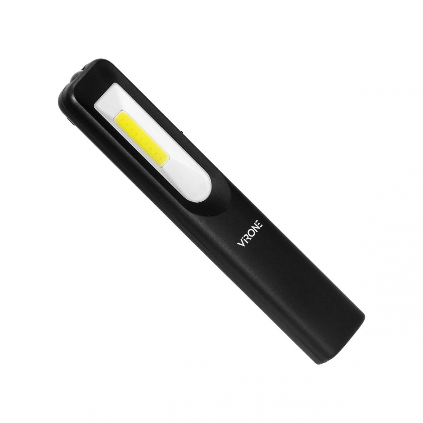 Orno Workshop LED lamp 3W 200lm + 3W 150lm, 1200mah, 3 modes: 100%, 50%, front LED, magnet, sling – 5