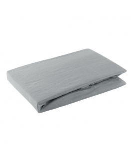 Eurofirany DESIGN 91 Medvilninė paklodė su guma JERSEY, 140X200+30CM, 125 g/m2 , spalva: plieno