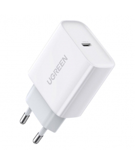 Ugreen USB įkroviklis Power Delivery 3.0 Quick Charge 4.0+ 20W 3A baltas (60450)