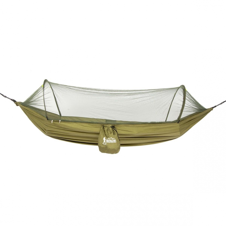 Enero Camp TOURIST HAMMOCK FOR 2 PERSONS 270X140CM WITH MOSQUITO NET BLUE – 2