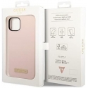 Guess GUHMP14MSBPLP iPhone 14 Plus 6.7-inch Pink/Pink Hard Case Silicone Logo MagSafe
