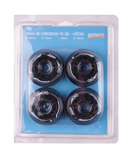Outrace 72 mm inline skate wheels