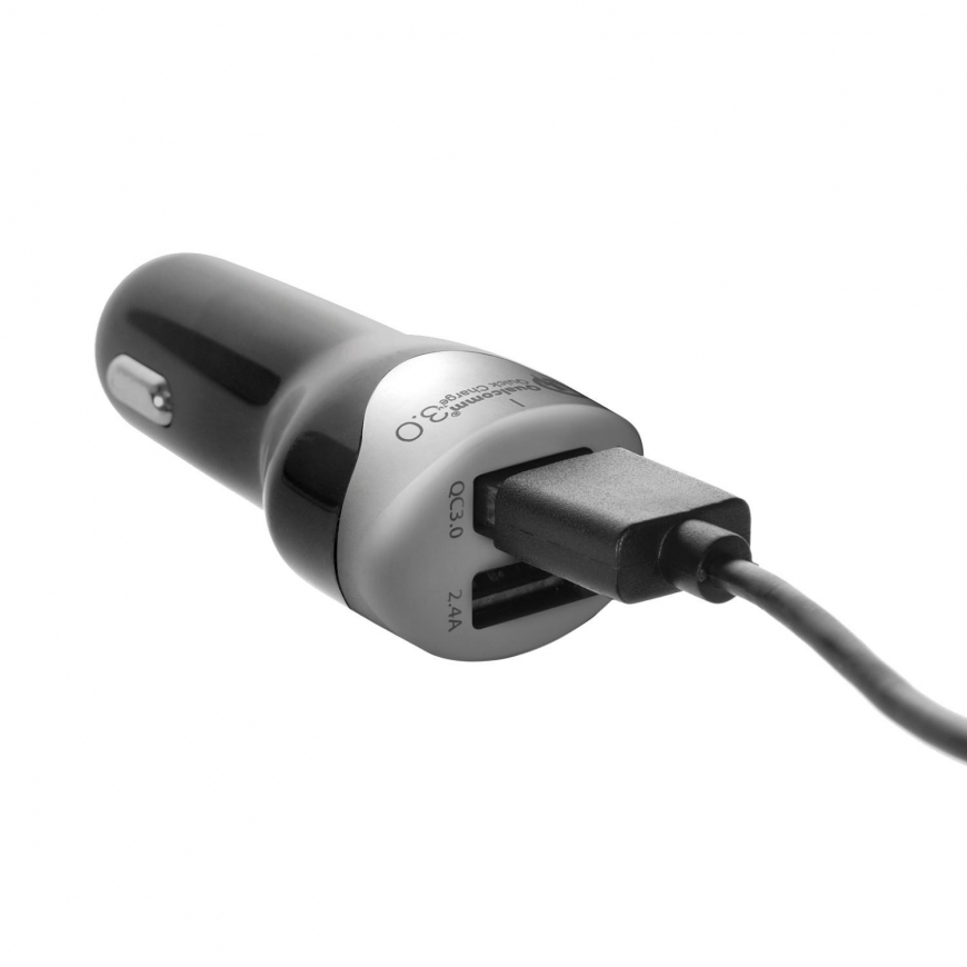 MACLEAN MCE157 Maclean MCE157 Car charger max4.8A 2xUSB Qualcomm QC QC 3.0 plus 1.5m silver – 5
