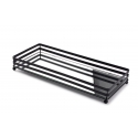 Mondex CEDRIC decorative tray 39x16x5.5cm, black