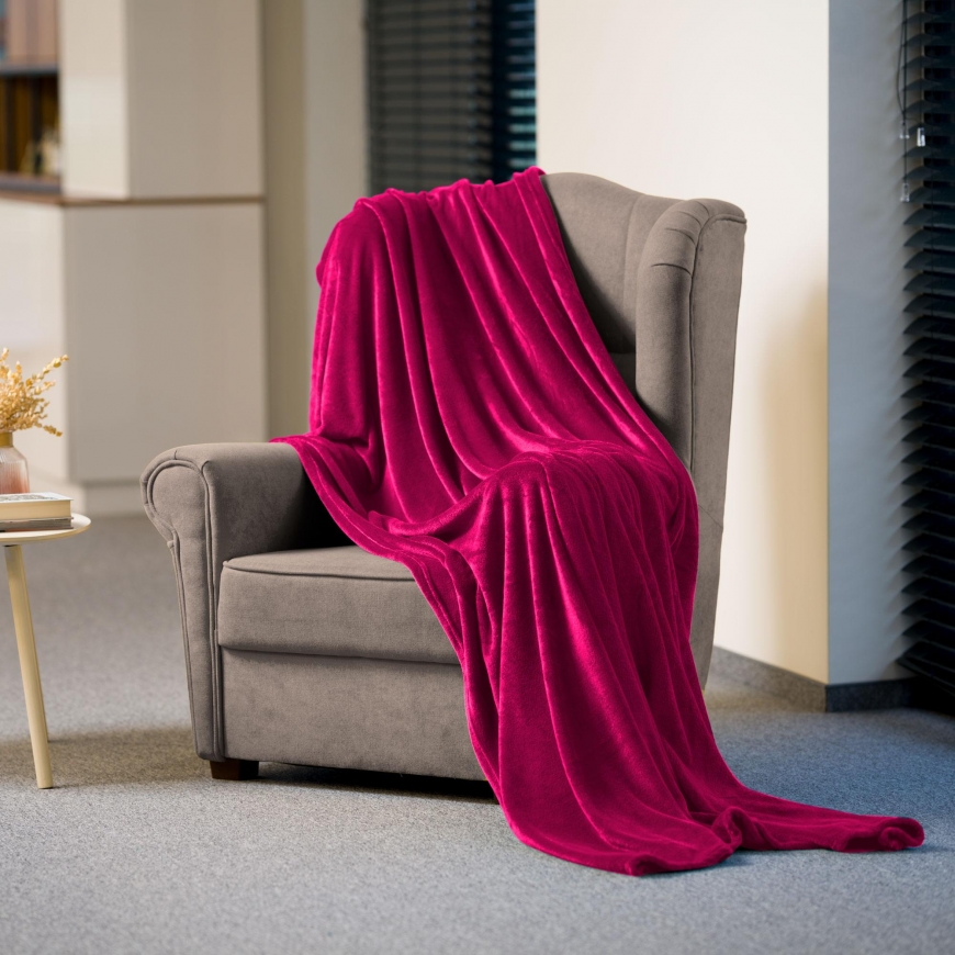 Wool blanket 150x200 cm TEESA - purple – 4