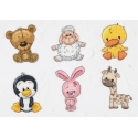 luca S Cross stitch kit Friends 2 8x9 cm SJK039 luca S Cross stitch kit Friends 2 8x9 cm SJK039