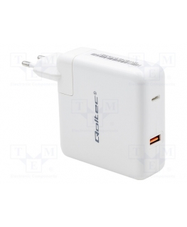 Qoltec QOLTEC 51710 Power charger GaN FAST 108W