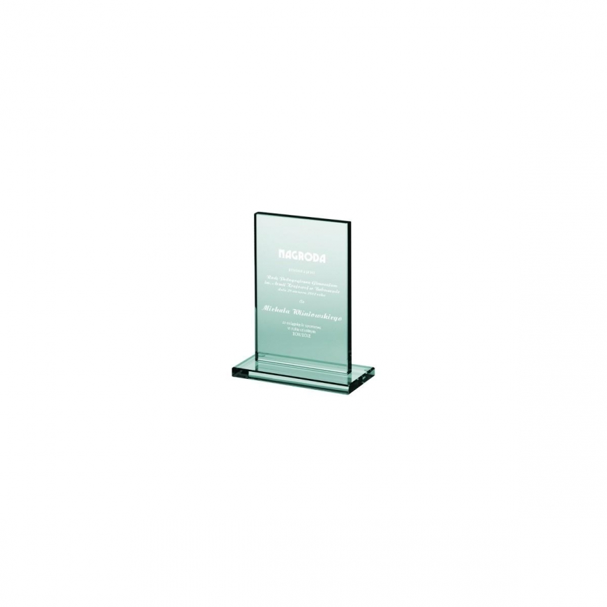 Tryumf Engraved glass trophy – 2