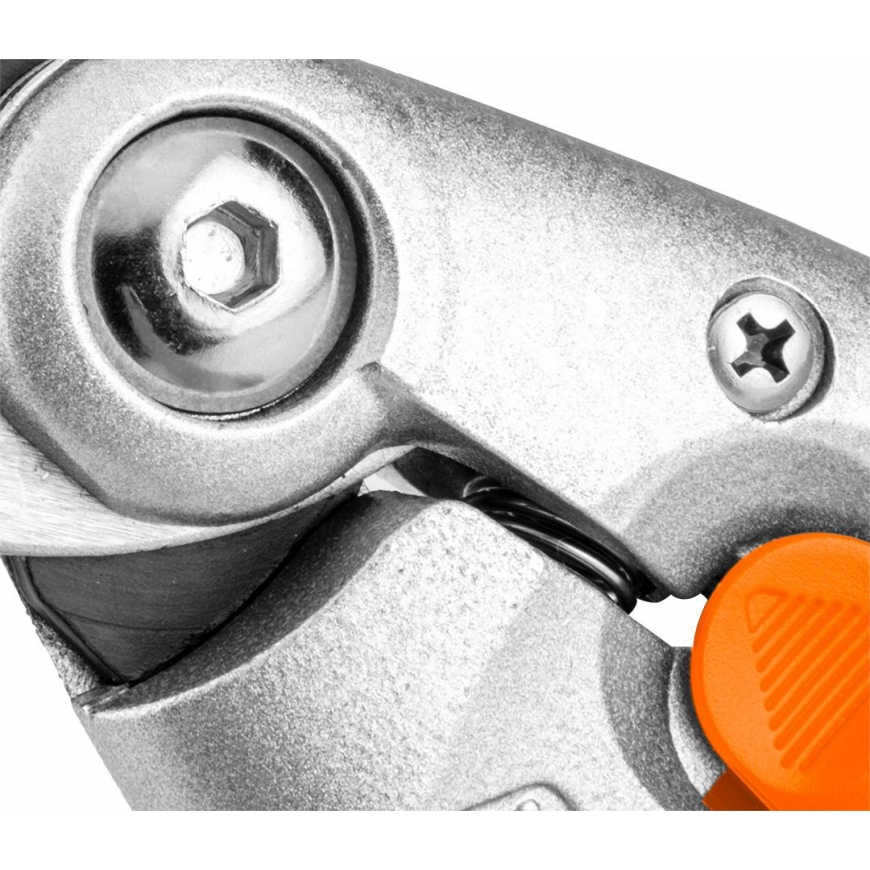 Neo 210mm Anvil Pruning Shears, Range up to 20mm, Aluminum, TPR Rubber Handle – 3
