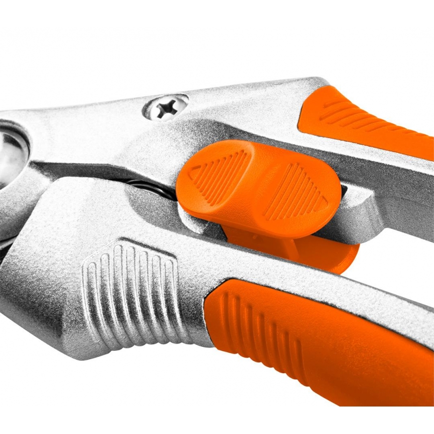Neo 210 mm priekalinės genėjimo žirklės, diapazonas iki 20 mm, aliuminis, rankena padengta TPR guma – 5
