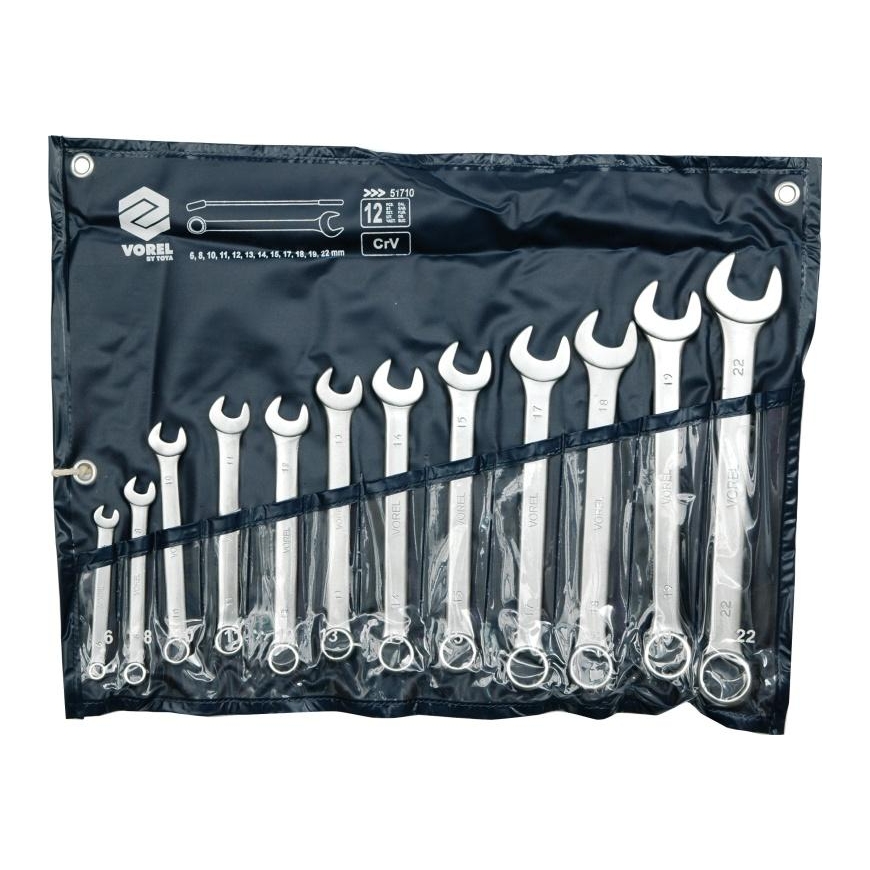 Toya Vorel Set of flat double-end wrenches 6-22mm 12szt. (51710)