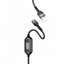 USB Usams USB-A Cable - Lightning 1.2m Black (63800-uu) USB Usams USB-A Cable - Lightning 1.2m Black (63800-uu)