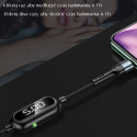 USB Usams USB-A laidas – žaibiškas 1,2 m juodas (63800-uu)
