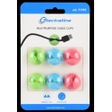 Electraline 71701 Multipurpose Cable Clips øMax -8mm 6pcs.