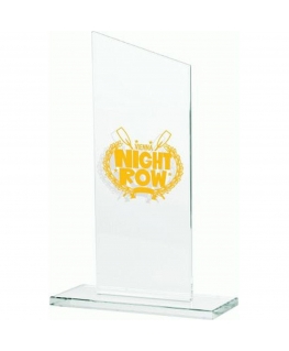 Tryumf Engraved glass trophy + paint filler