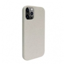 iLike Apple iPhone 12 Pro Max Silicone plastic case Eco Print Design White