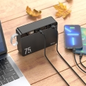 External battery Power Bank Hoco J94 Overlord 22.5W 75000mAh black External battery Power Bank Hoco J94 Overlord 22.5W 75000mAh black
